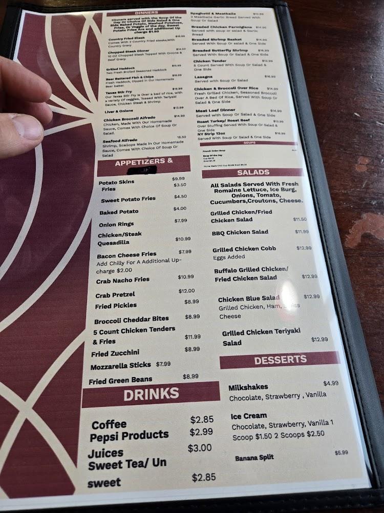 Oak Ridge Family Restaurant Menu image 2