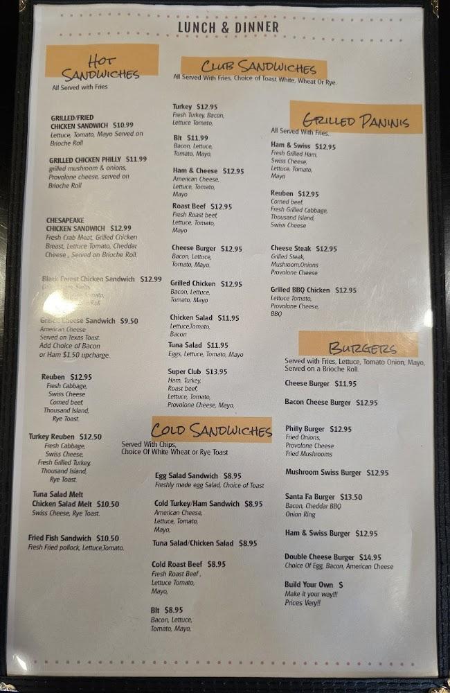 Oak Ridge Family Restaurant Menu image 4